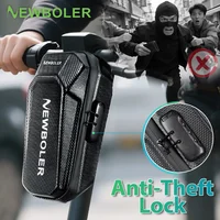 Bolsa frontal para patinete eléctrico NEWBOLER de 5L con bloqueo de contraseña, bolsa para patinete eléctrico de gran capacidad, almacenamiento al aire libre para patinete Xiaomi