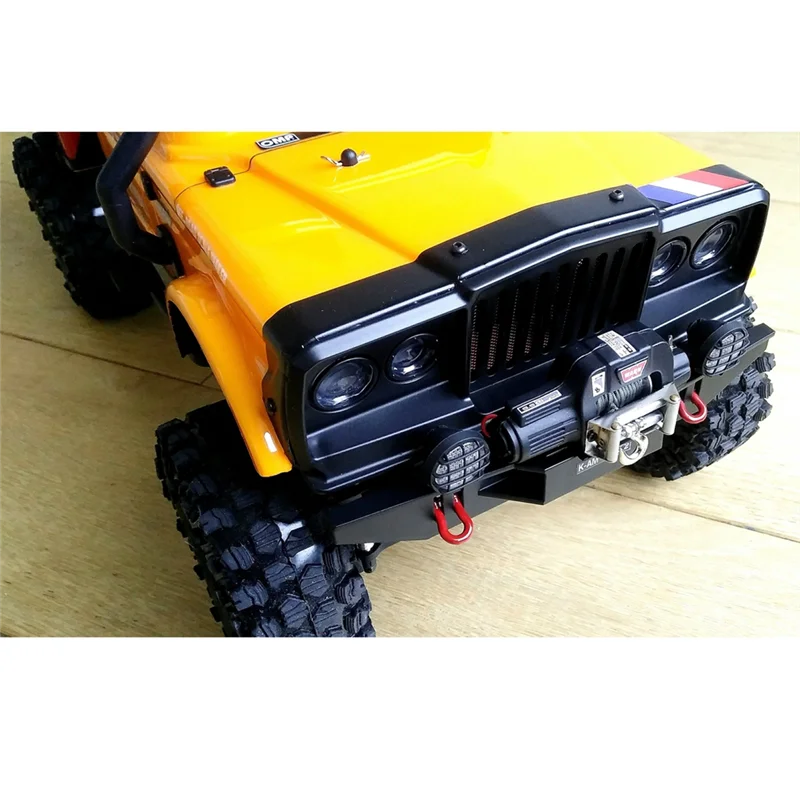 

WOWFU-Metal Automatic Winch With 3CH Control Cable For 1/10 RC Crawler Car Axial SCX10 TRAXXAS TRX4 RC4WD D90 Upgrade Parts