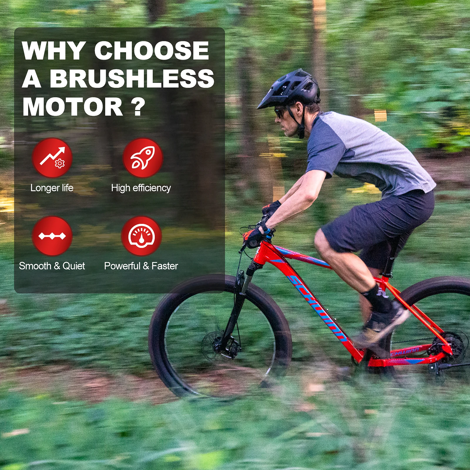 BAFANG 750W EBIKE Kit de conversión con batería: actualiza tu bicicleta regular a bicicleta eléctrica con motor de cubo trasero Peak 1300W