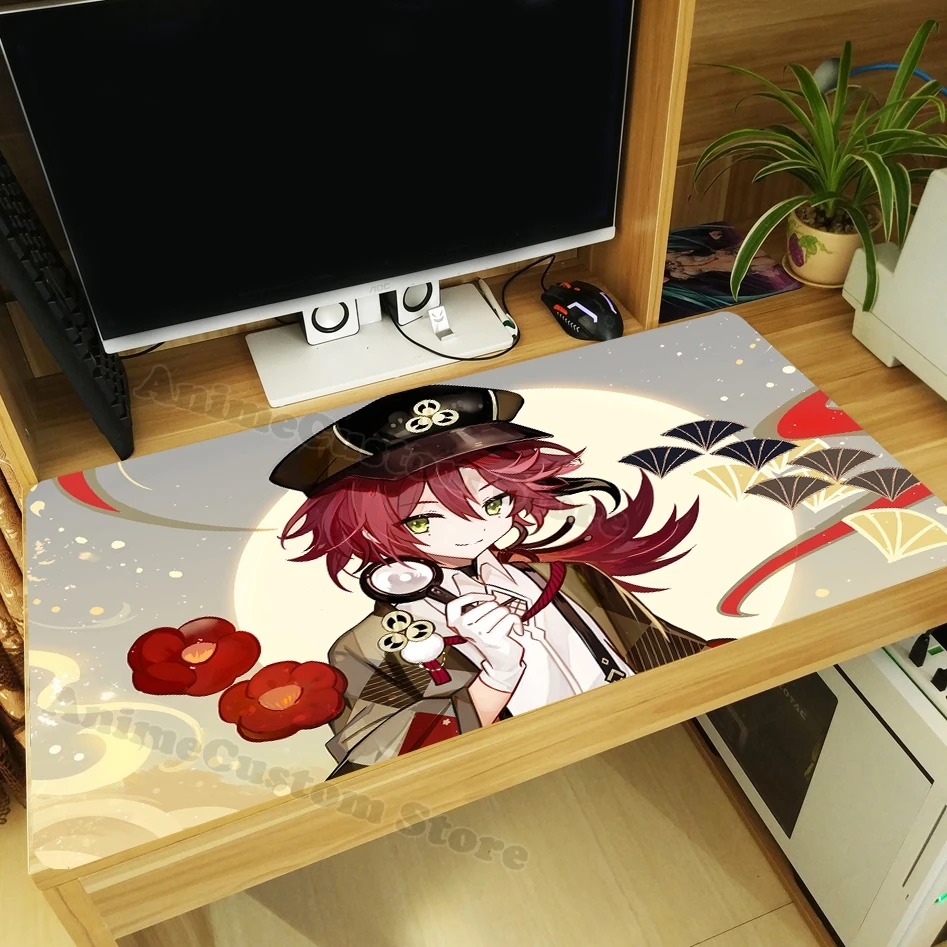 Anime Shikanoin Heizou Large Mouse Pad Mice Mat Keyboard Mat Otaku Cosplay Thicken Gaming Playmat Gift