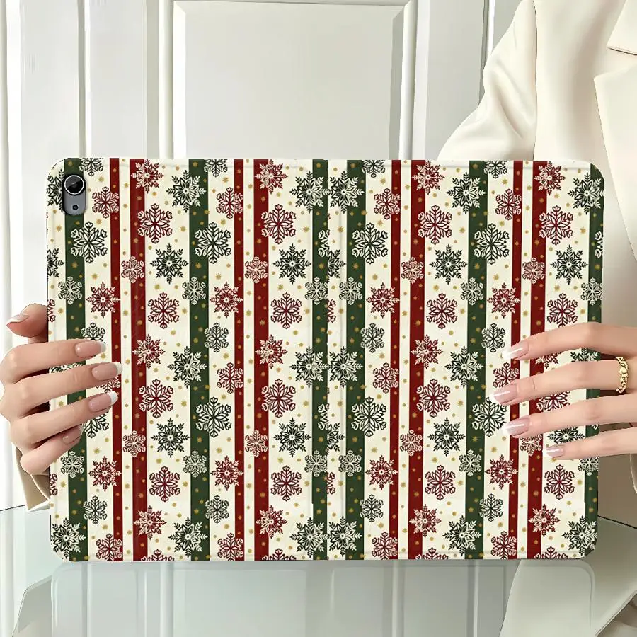 Case for Xiaomi Pad 5 6 7 8 Pro Pad 6s Pro 7 Ultra Redmi Pad SE K Pad 8.8 9.7 12.4 Inch with Pencil Slot Snowflake Bow