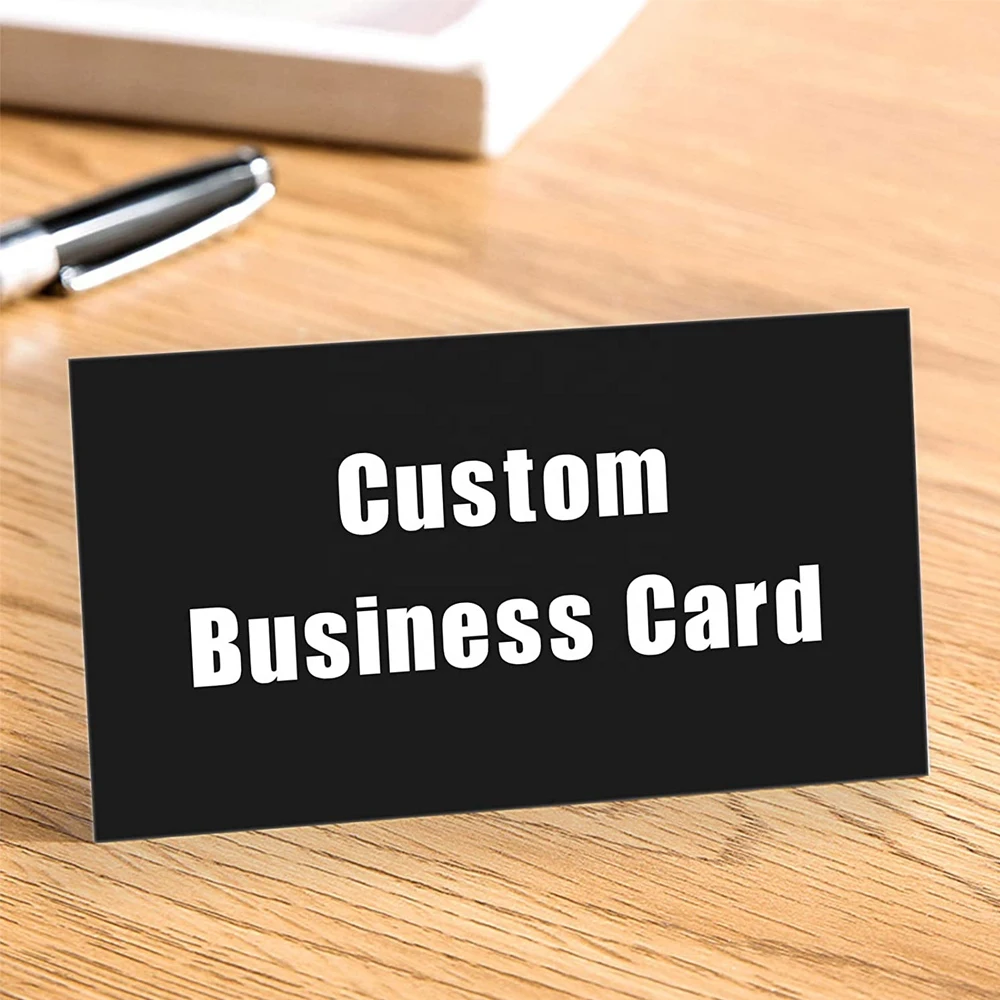 Custom Business Cards Personalized Logo 300gsm Paper Customize Greeting Gift Package Name Cards Double-sided Thank You Postcards