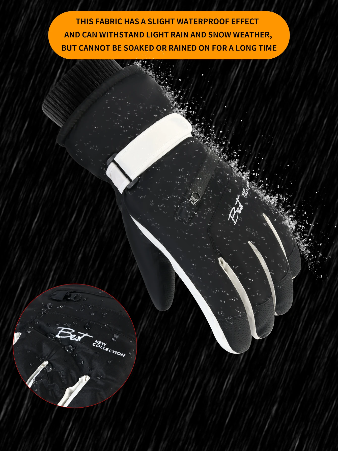 Inverno quente luvas de esqui para snowboard ao ar livre ciclismo térmico à prova dwindproof água tela toque à prova vento luvas esportivas