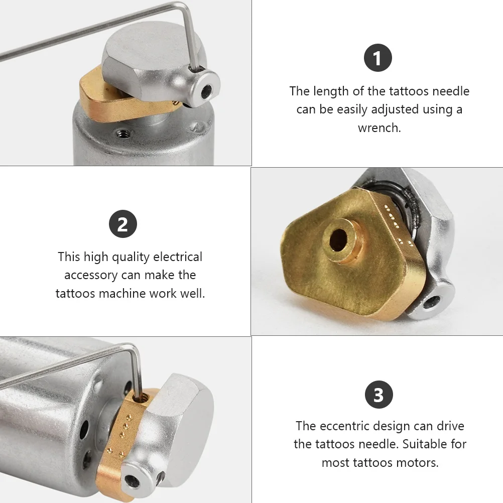 

2pcs Wheel 0.9mm Hex Wrench for Tattoo Machine Adjustable Rotary Cam Bearings Accessories