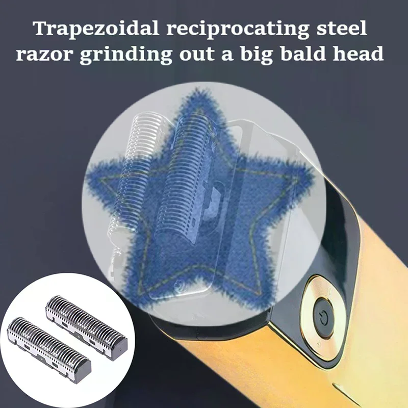 오리지널 전기 면도기 블레이드 골든 포일 나이프 네트 및 커터 헤드 KM-2026 플로팅 면도기에 적합