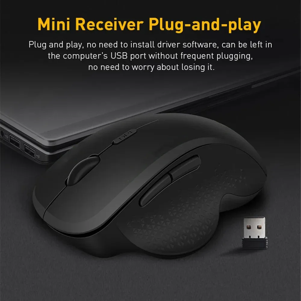 Xiaomi Mijia Dual Mode Wireless Computer Mice 1600DPI Rechargeable Ergonomic Bluetooth Mouse For Laptop/Notebook/iPad/Tablet/Mac