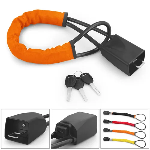 Imagen 1 del producto Cerradura para volante de coche, cinturón de seguridad Universal, cerradura antirrobo con 3 llaves, dispositivo antirrobo para la mayoría de los coches, accesorios para SUV
