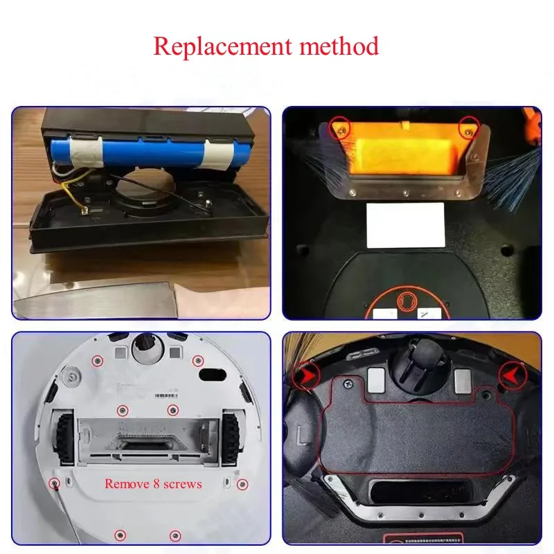 14.4V 3500mAh Battery Pack 100% New for For CECOTEC CONGA 3090 3091 3092 1690 1890 2090 2290 Robot Vacuum Cleaner Accessories