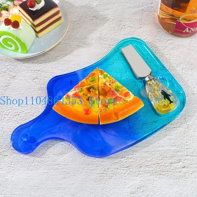 652F Creative Casting Mold Resin Paddle Mold Knife Fork Flat Shovel Silicone Molds for DIY Handcraft Beginners Home Decor