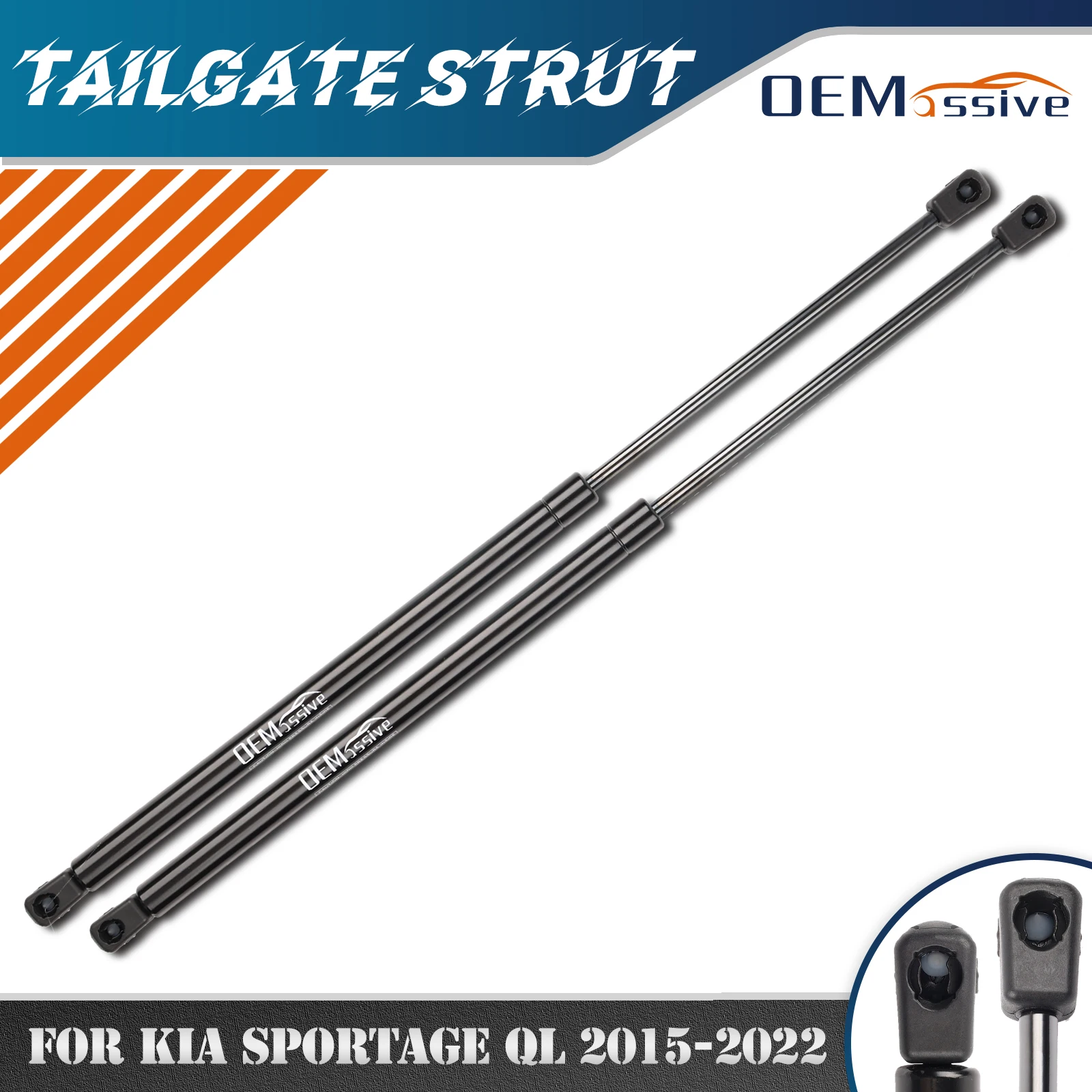 2x Tailgate Strut Rear Door Trunk Support Gas Spring Struts Holder Lifter Damper For Kia Storage MK4 QL 2015 2016 - 2022 SUV