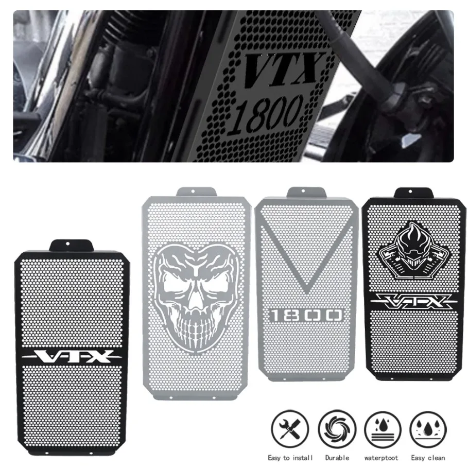 

Motorcycle Parts For Honda VTX1800 2002-2004 2005 2006 2007 2008 VTX 1800 Radiator Guard Grille Protective Cover Protector Grill