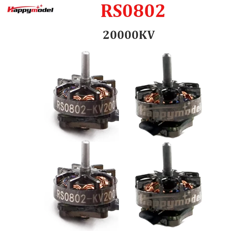 HappyModel RS0802 KV20000 1S Brushless Motor CW CCW For FPV Freestyle Mobula7 Mobula7 HD 1S Tinywhoop Drones