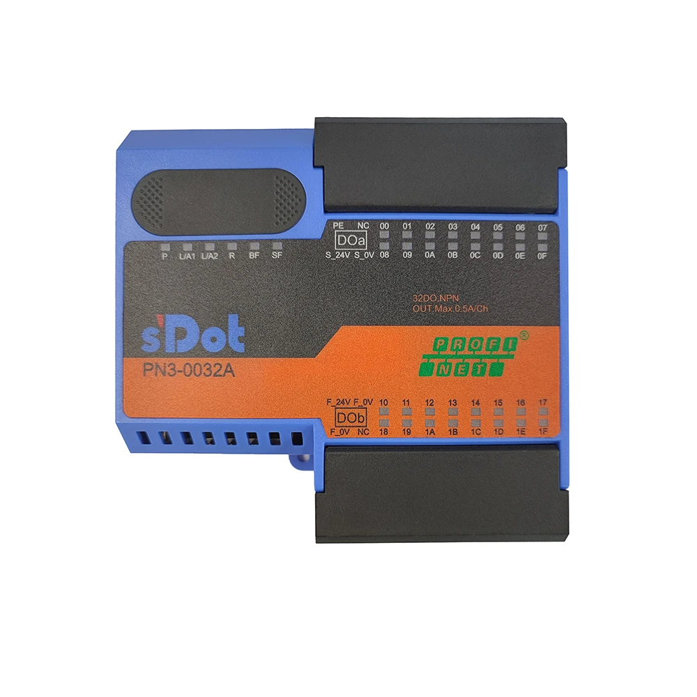 Modul IO jarak jauh Profinet terintegrasi 32 saluran Output Digital NPN | PN3-0032A