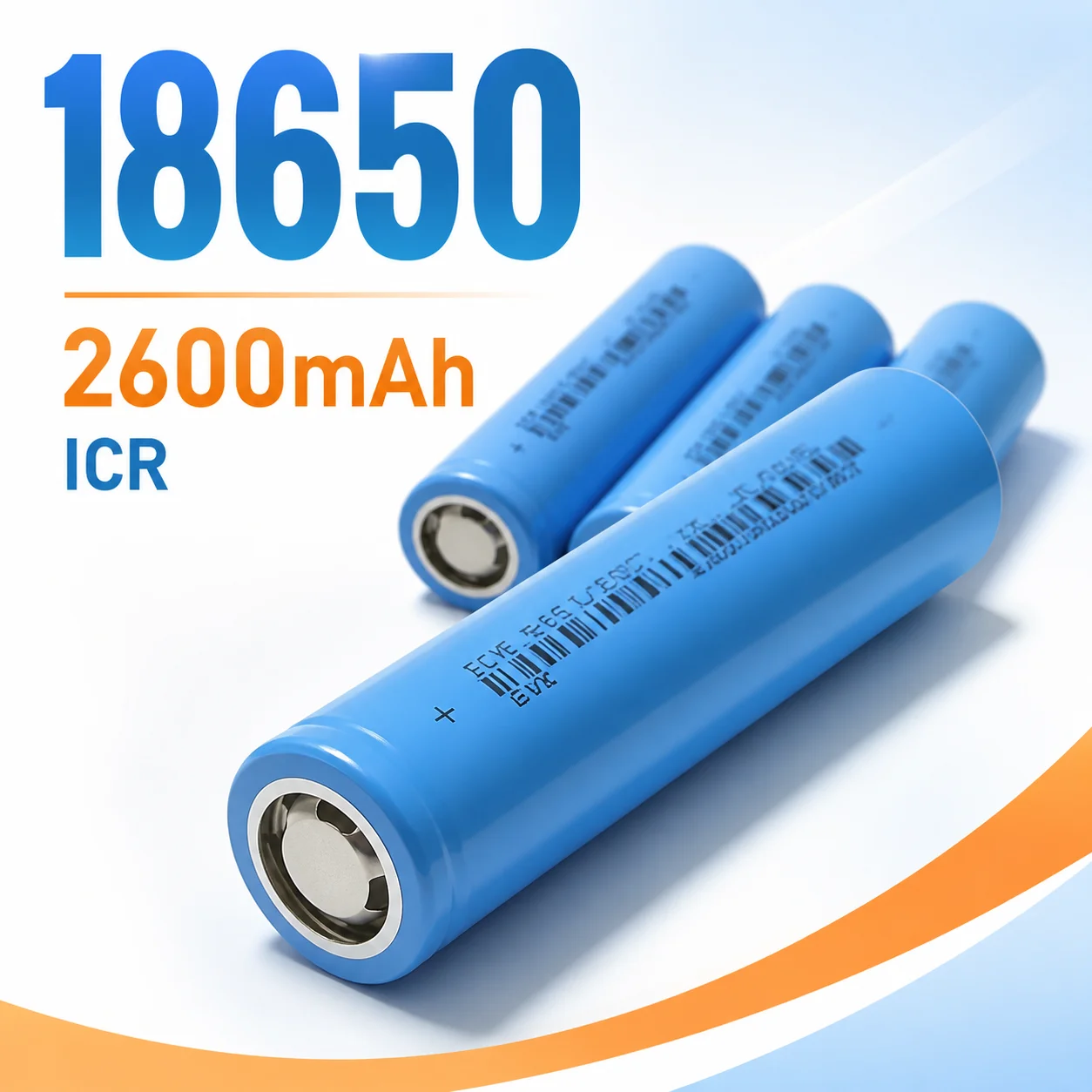 18650 Rechargeable Battery Cell 2600mAh 3.6V ICR Lithium Ion Power Cell for Electric Drill Assemblable