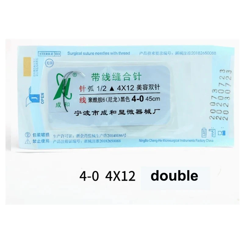 เข็มเย็บคิ้วและเปลือกตาสามเหลี่ยม 10 ชิ้น, เข็มมุมนาโนไม่แผลเป็น, เครื่องมือสําหรับการผ่าตัดรากฟันเทียมเปลือกตา