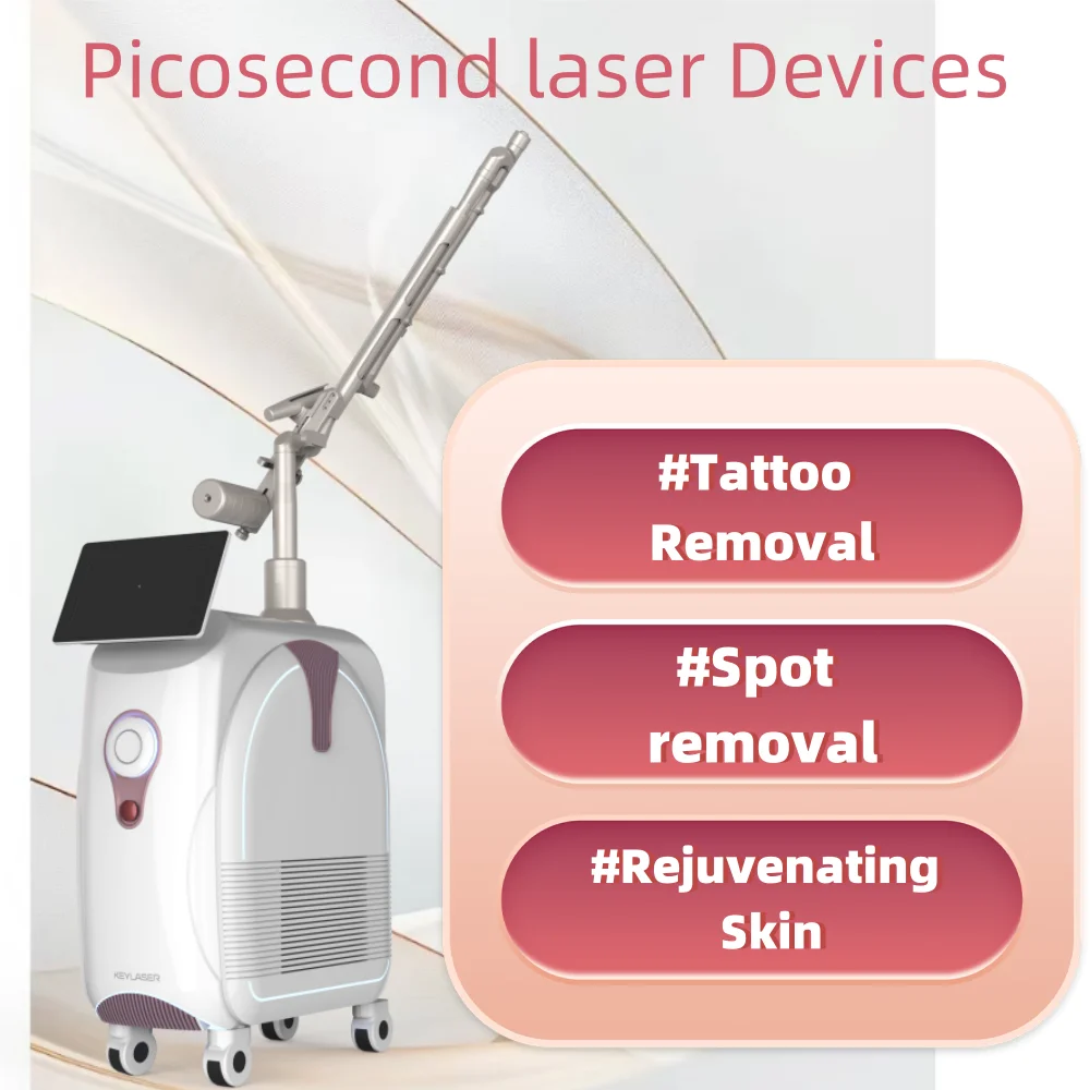Q-switch Factory ND Yag Laser Tattoo Removal Skin Whiten Pico Laser For Commercial Use 1064nm 755nm 532nm