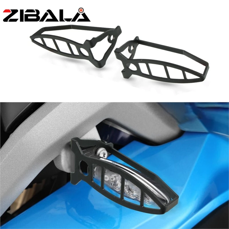 

Motorcycle Iron Front Turn Signal LED Light Protection Cover For R 1200 GS R1200GS Adventure ADV 2007 2008 2009 2010 2011 2012