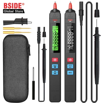 BSIDE Slimme Digitale Multimeter Pen Type Tester Auto Contactloze Spanningsdetectie Dc Ac Capaciteit Ohm Diode Continuïteit Meter