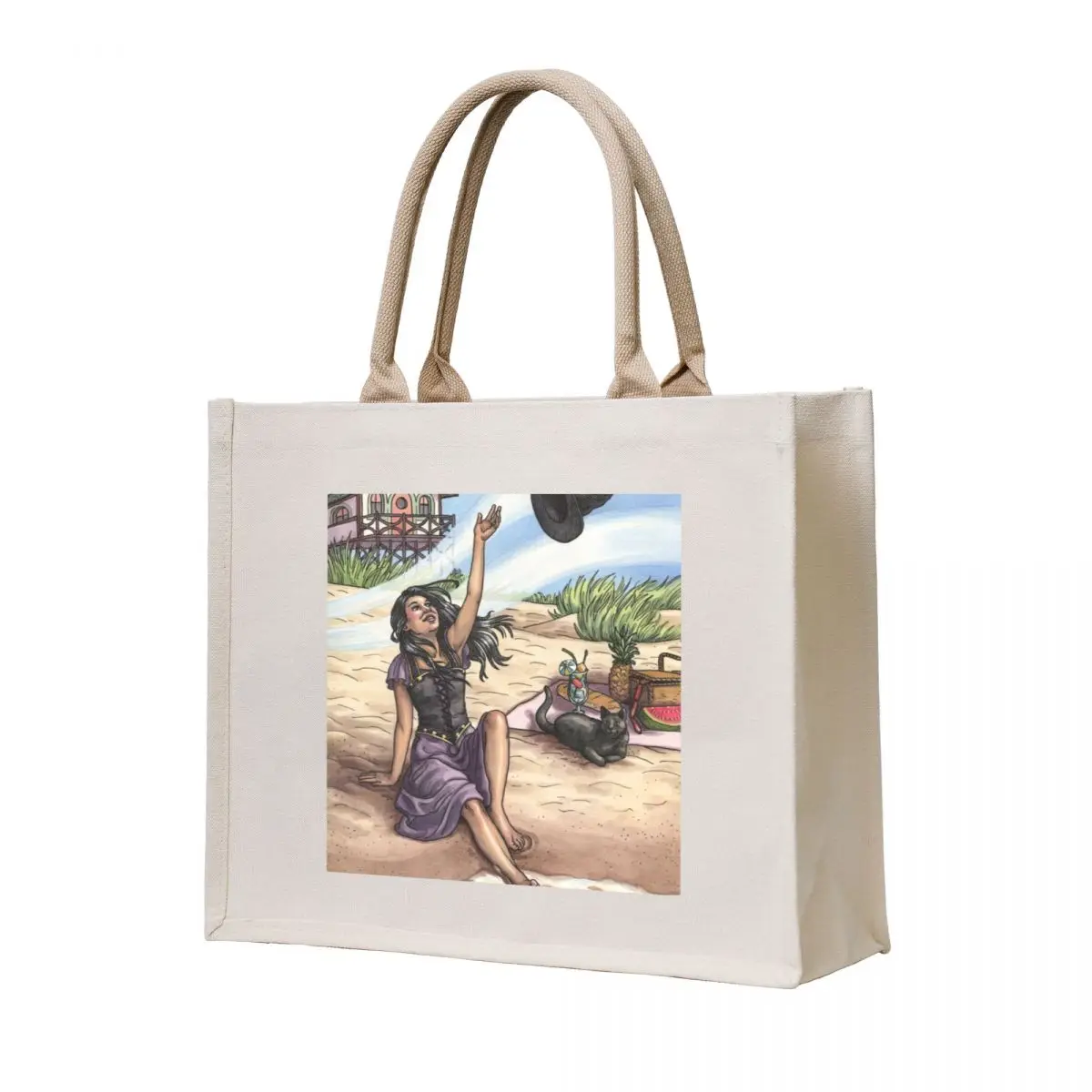 

Everyday Witch Tarot - The World Tote Bag tote bag screen Cloth bag shopper bags for women supermarket folding