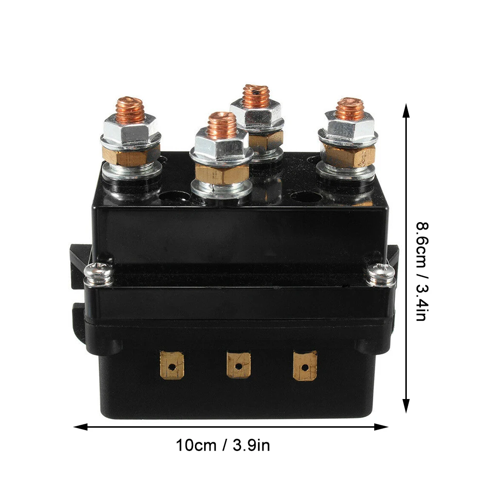 

6pcs 12V 500A Winch Relay Remote Contactor Electromagnetic Wireless Recovery Control Solenoid Heavy Duty Car Off Road Trucks