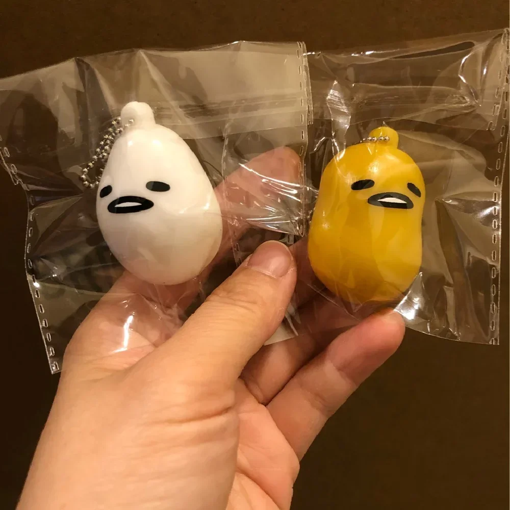 

Kawaii Mini Cartoon Egg Yolk Brother Pinch Squeeze Squishy Toy Table Ornament Keychain Pendant Fingertip Toy Adult Kids Gifts