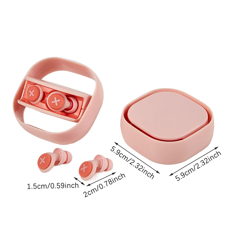 Small Ears Women Soundproof Memory Foam Plugs Silicone Earplug Sleep Ear Plugs Noise Reduction Cancling Tapones Oido Para Dormir