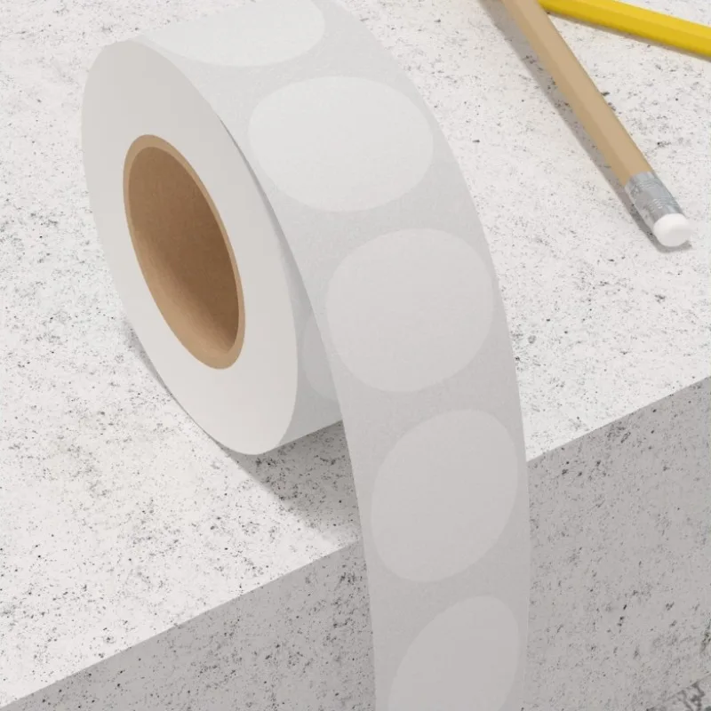 

500 шт./рулон, прозрачная наклейка для упаковки, 2/2,5/3 см, клейкая наклейка для фотокарт Kpop, круглые наклейки, подарочная коробка, уплотнительная наклейка