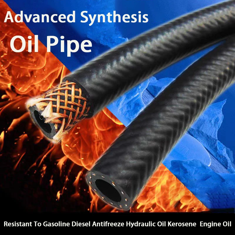 

1M-10M ID4~25mm Diesel Pipe Engine High-Pressure Fuel Pipe High Temperature Resistant Fuel Delivery Rubber Pipe Hose