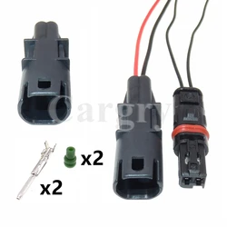1 set 2p auto led lichter modifikation stecker für bmw auto samll strom steckdose stromst ecker mit drähten