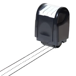 Handwriting line stamp roller automatic ink-filling line rolling stamp handwriting practice tool is suitable for children's prim