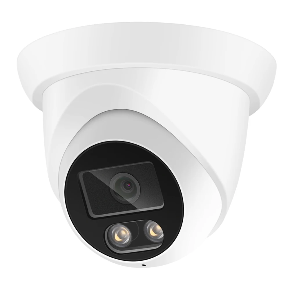 Novo 4k 8mp camera de segurança de áudio externa poe h.265 onvif grande angular 2.8mm cor ai visão noturna casa cameras vigilância