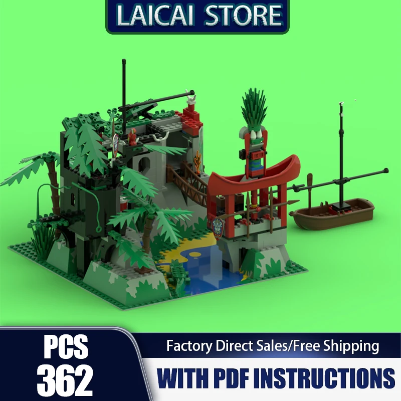 وحدات بناء المدينة Moc قوالب بناء حرم الغابة نموذج التكنولوجيا وحدات كتل هدايا عيد الميلاد لعبة لتقوم بها بنفسك مجموعات الجمعية