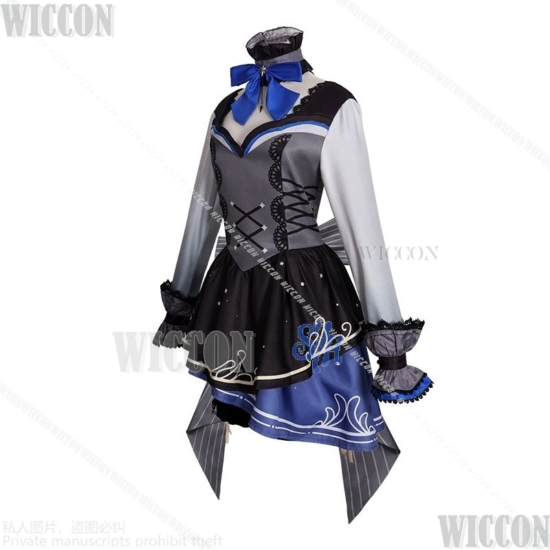 Tenma ساكي ليو/تحتاج Lnwl2 لعبة مشروع Sekai تأثيري موضة القوطي فستان Kawaii القوس شعر مستعار هالوين عيد الميلاد حفلة كرنفال الزي