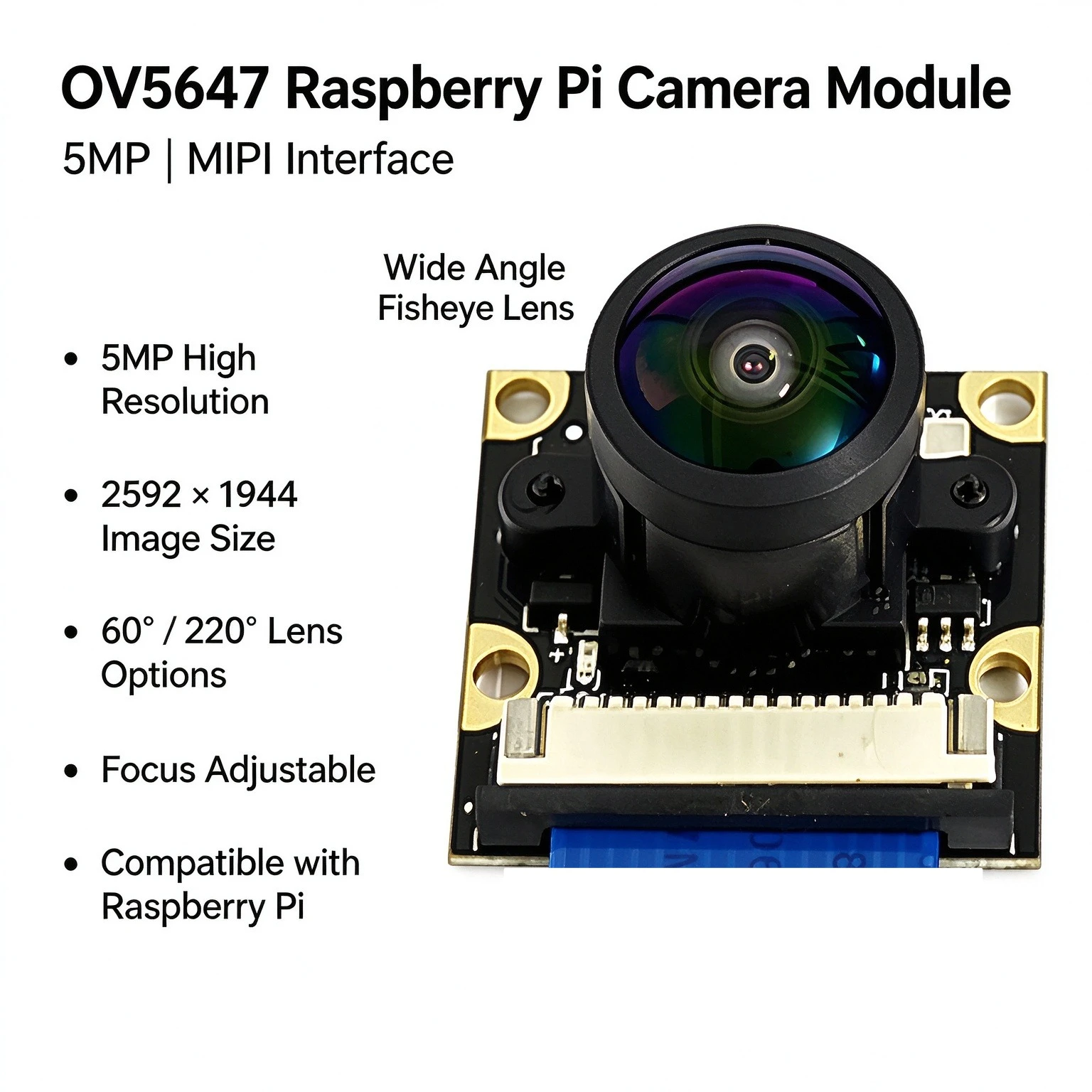 Raspberry Pi 4 - Modul Kamera USB Raspberry Pi 5MP