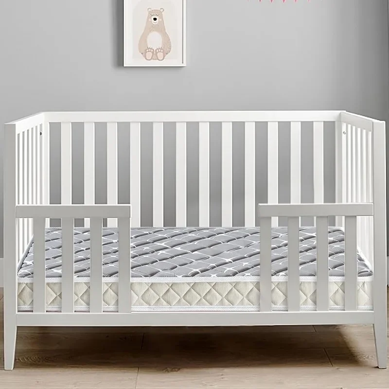 Premium Double-Sided Baby and Toddler Mattress - Breathable - Firm and Soft - Fits Standard Cribs and Toddler Beds