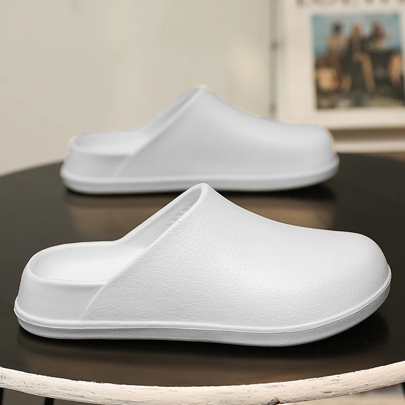 Hot Style Paar Eva Slippers Antislip Indoor Heren En Dames Slipper Zacht Comfort Waterdichte Chef-Schoenen Half Pak Slipper