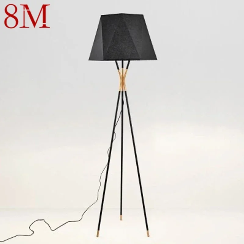 

8 м современные торшеры в скандинавском стиле, дизайнерские креативные черные гостиные, спальни, образец комнаты, минималистичные художественные светильники