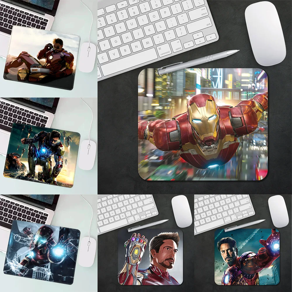 M-Marvel superhero Iron Man Gaming Mouse Pad XS Small Mousepad For PC Gamer Desktop Decoration Office Mouse Mat Deskmat Rug