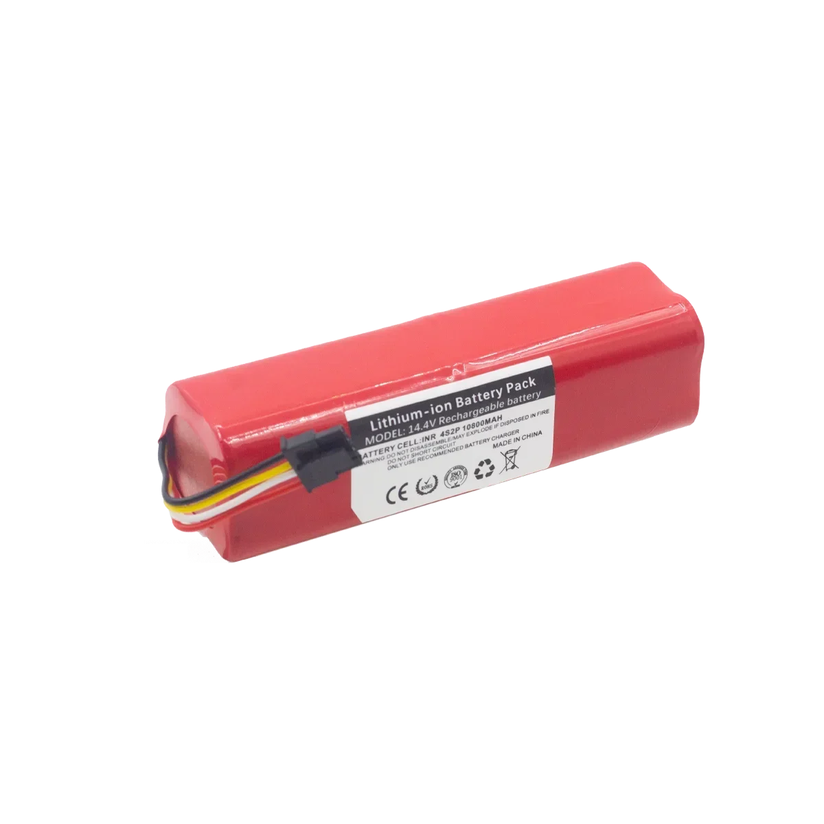 

14.4V 14.8V 5200mAh Li-ion battery Rechargeable For Xiaomi Mijia Robot Vacuum Cleaner Roborock 1T S50 S51 S55 New Li-Ion 18650