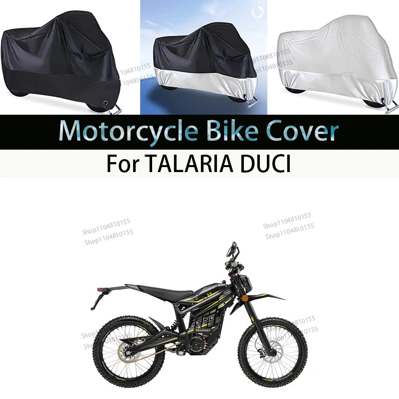 

For TALARIA DUCI Motorcycle Cover Moto Rain Cover Waterproof Dustproof UV Cover Coat Indoor Outdoor Motorbike Scooter Cover