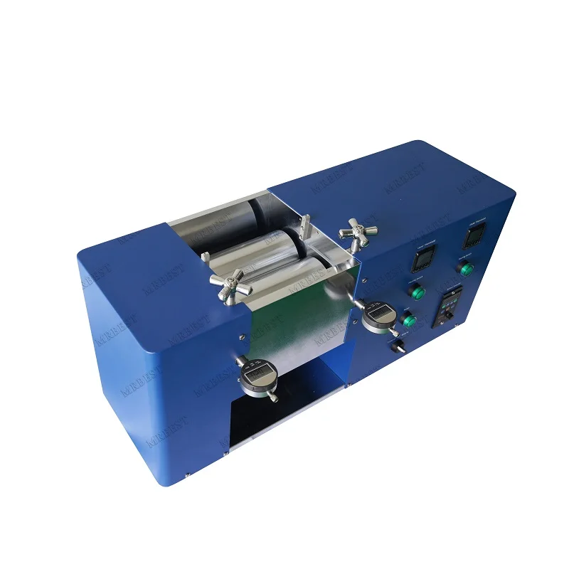 Horizontal Hot Rolling Press Machine 200℃ Internal Heating Electric Compact  Roller Press Machine