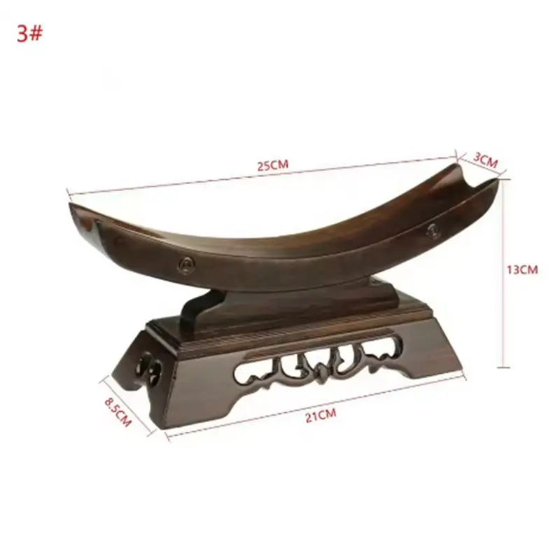 DT19 Solid Wood Samurai Sword Display Stand Holder 25x8.5x13CM Home Decor for Craft for Katana Knife Collection