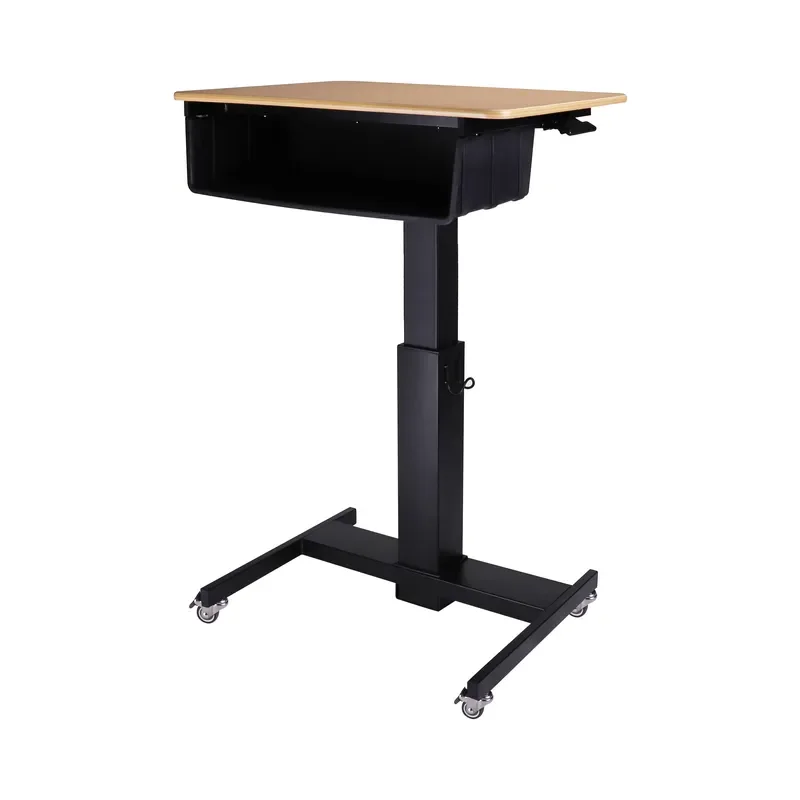 Adjustable Wooden Double School Desk and Chair Set for Classroom Furniture Student Study Table with Chairs