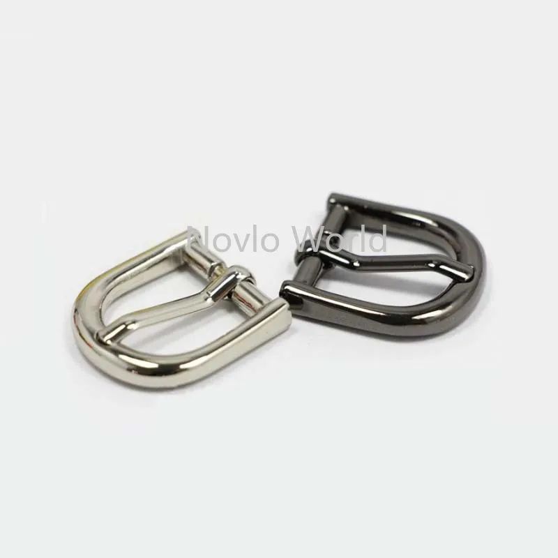 50PCS 5 Colors inner width 17.5mm(5/8") half circular adjust pin buckle,alloy buckles for dog collars belt adjusted hardware