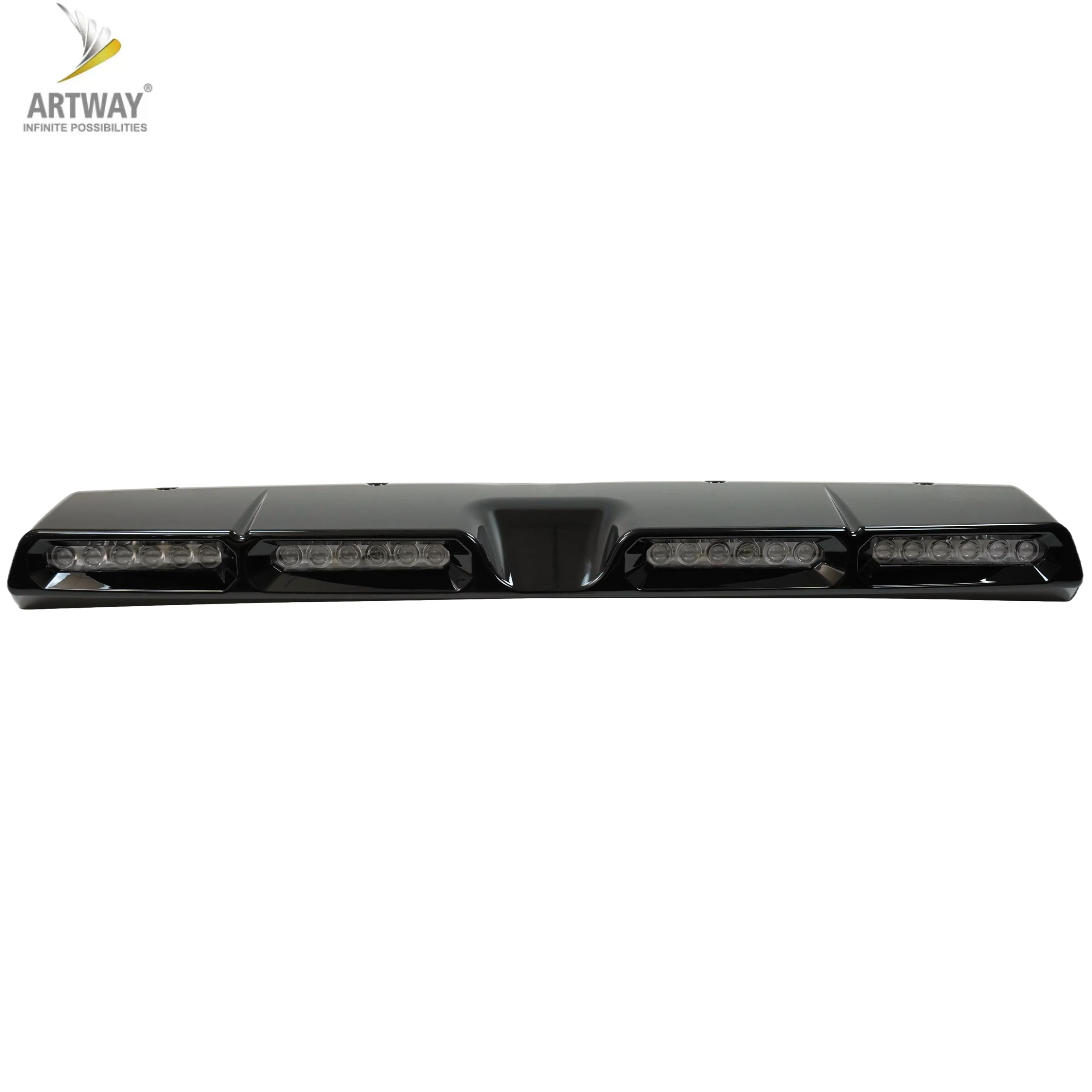 폭스바겐 아마록 2023용 자동차 개조 액세서리 탑 라이트 LED 루프 라이트 포드 글로시 블랙