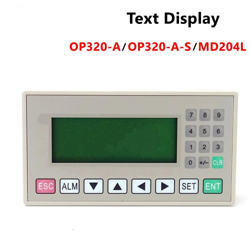 Original OP320-A-MD204L, pantalla de texto compatible con puertos de comunicaci n xinjie V6.5, 232, 485, 422, OP320-A-S