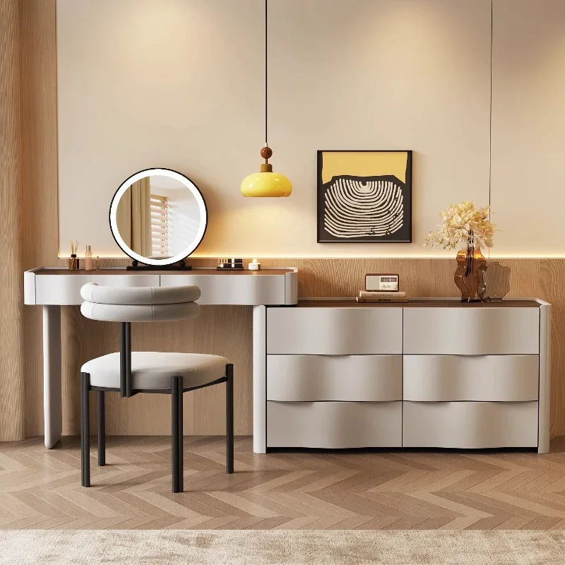 

Bedroom Furniture Modern Simple Dresser Chest Storage Cabinet Makeup Table Makeup Vanity Dressing Table Dressers Desk Toiletries