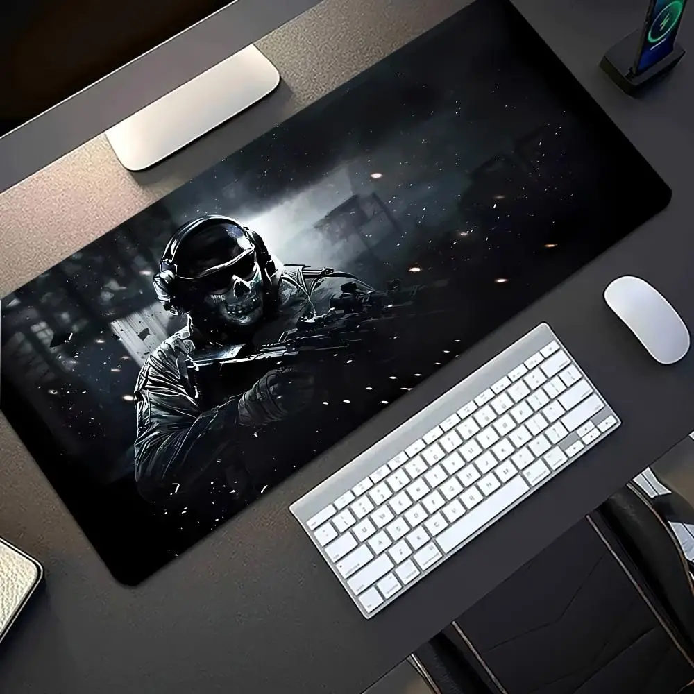 Special Forces Tactical Soldier XXL Gaming Mouse Pad Non Slip Rubber Base Extended Desk Mat For Computer Keyboard Office Work