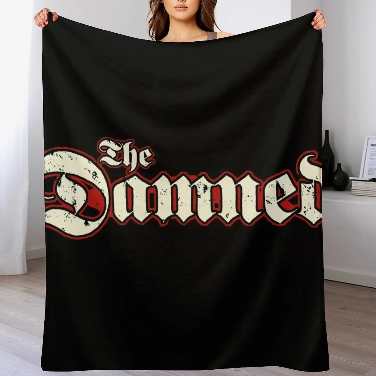 THE DAMNED Throw Blanket Color Fast Cozy Throw Blanket