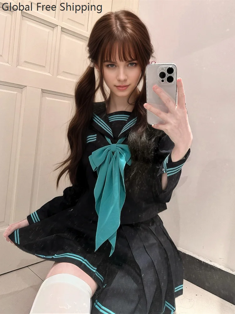 

Future Role-playing Basic Japanese Anime Costume Festival Party Two-piece Cute Girl Jk High School Sailor Uniform School Uniform